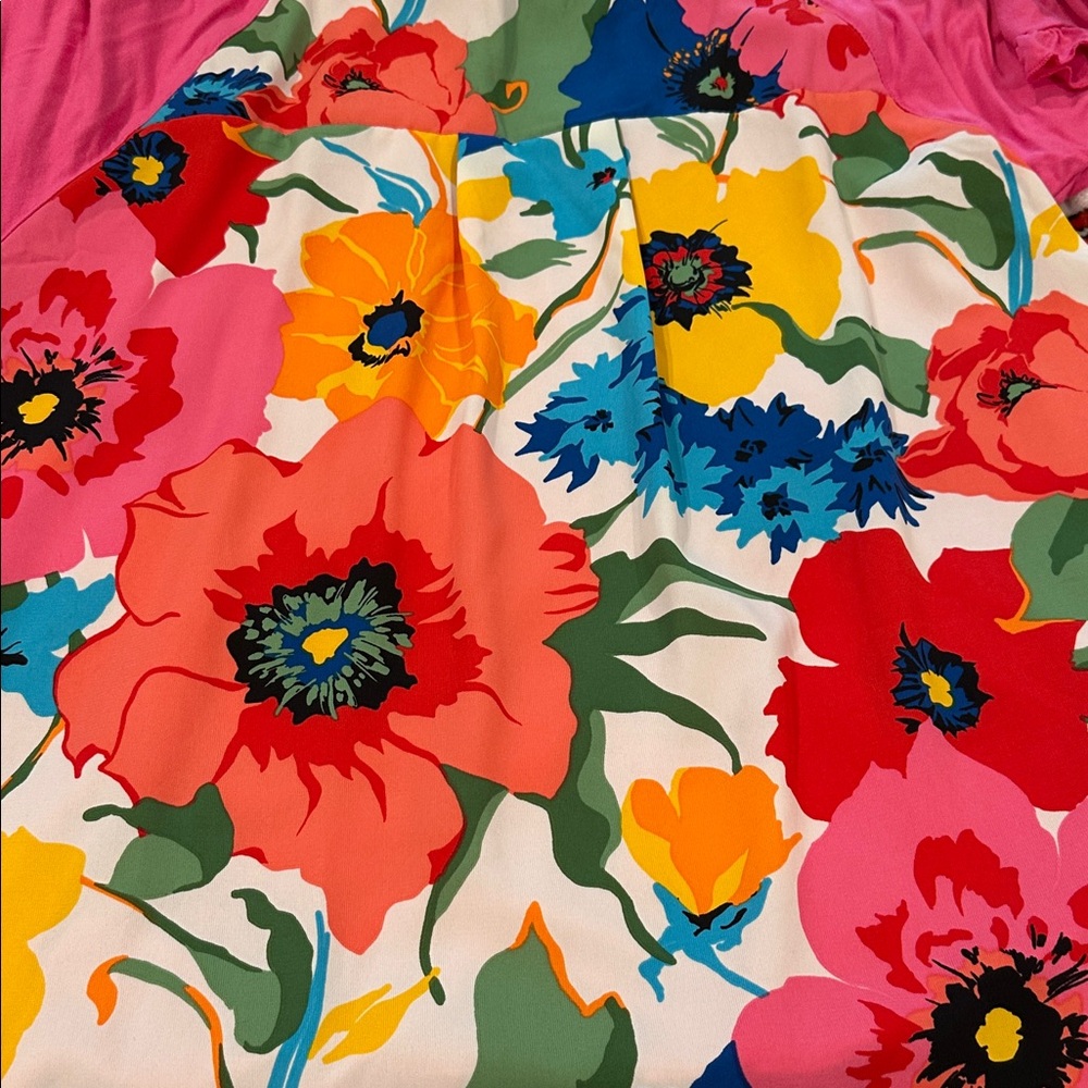 Beeson River Pink Floral Short Sleeve Top - Picture 5 of 9